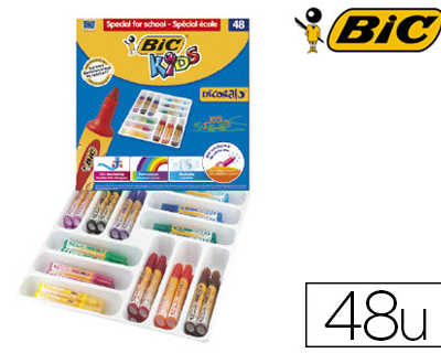 marqueur-bic-kids-dacoralo-ino-dore-insachable-air-pointe-ogive-indaformable-bloquae-couleurs-vives-schoolpack-48-unitas