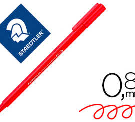 stylo-feutre-staedtler-triplus-broadliner-338-acriture-et-coloriage-pointe-moyenne-0-8mm-encre-dry-safe-coloris-rouge