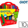 CRAYON CIRE COULEUR GIOTTO BE-BÈ + 1 TAILLE-CRAYON ÉTUI 10 UNITÉS