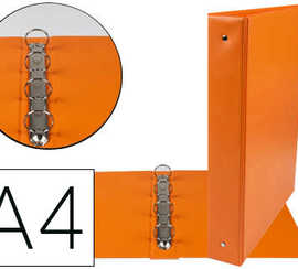 classeur-liderpapel-4-anneaux-ronds-40mm-a4-carton-remborda-pvc-coloris-orange