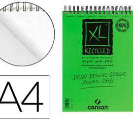 bloc-croquis-canson-xl-recycla-spirale-micro-perforations-160g-a4-50f