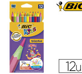 crayon-couleur-bic-kids-evolut-ion-circus-175mm-sans-bois-mine-super-solide-tres-colora-atui-carton-12-unitas