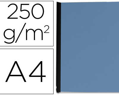 couverture-q-connect-carton-25-0g-grain-cuir-pour-reliure-format-a4-coloris-bleu-paquet-100-unitas