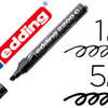 MARQUEUR EDDING PERMANENT 2200 POINTE BISEAUTÉE TRACÉ 1/5MM CORPS ALUMINIUM ENCRE RÉSISTANTE LUMIÈRE COULEUR NOIR MARQUEUR EDDING PERMANENT 2200 POINTE BISEAUTÉE TRACÉ 1/5MM CORPS ALUMINIUM ENCRE RÉSISTANTE LUMIÈRE COULEUR NOIR
