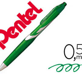 stylo-bille-pentel-vicuna-r-tractable-criture-moyenne-0-5mm-encre-pigment-r-sistant-grip-caoutchouc-stri-couleur-vert