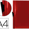 CHEMISE POLYPROPYLÈNE LIDERPAP EL PRÉSENTATION CLIP LATÉRAL A4 210X297MM 60F COUVERTURE TRANSPARENTE COLORIS ROUGE CHEMISE POLYPROPYLÈNE LIDERPAP EL PRÉSENTATION CLIP LATÉRAL A4 210X297MM 60F COUVERTURE TRANSPARENTE COLORIS ROUGE