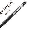 STYLO CARAN D'ACHE 849 CLASSIC LINE ALUMINIUM BOUTON POUSSOIR CORPS HEXAGONAL COLORIS NOIR POINTE MOYENNE ENCRE BLEUE STYLO CARAN D'ACHE 849 CLASSIC LINE ALUMINIUM BOUTON POUSSOIR CORPS HEXAGONAL COLORIS NOIR POINTE MOYENNE ENCRE BLEUE