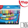 FEUTRE COLORIAGE MAPED COLOR'P EPS TRIANGULAIRE ENCRE ULTRA-LAVABLE CAPUCHON VENTILA POINTE BLOQUAE POCHETTE 18 UNITAS FEUTRE COLORIAGE MAPED COLOR'P EPS TRIANGULAIRE ENCRE ULTRA-LAVABLE CAPUCHON VENTILA POINTE BLOQUAE POCHETTE 18 UNITAS