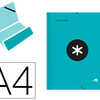 TRIEUR LIDERPAPEL ANTARTIK CARTON REMBORDÉ 12 COMPARTIMENTS ÉLASTIQUES COLORIS TURQUOISE TRIEUR LIDERPAPEL ANTARTIK CARTON REMBORDÉ 12 COMPARTIMENTS ÉLASTIQUES COLORIS TURQUOISE