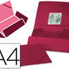 CHEMISE LIDERPAPEL POLYPROPYLE NE DOS FLEXIBLE A4 210X297MM 4/10E 3 RABATS ALASTIQUE 100F COLORIS ROUGE OPAQUE CHEMISE LIDERPAPEL POLYPROPYLE NE DOS FLEXIBLE A4 210X297MM 4/10E 3 RABATS ALASTIQUE 100F COLORIS ROUGE OPAQUE
