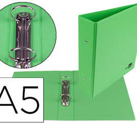classeur-liderpapel-2-anneaux-ronds-40mm-a5-carton-remborda-pvc-coloris-vert-pistache