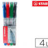 STYLO-FEUTRE STABILO OHP PEN SOLUBLE POINTE EXTRA-FINE MULTI-SUPPORTS EFFAÇABLE GRIP ERGONOMIQUE POCHETTE 4 UNITÉS STYLO-FEUTRE STABILO OHP PEN SOLUBLE POINTE EXTRA-FINE MULTI-SUPPORTS EFFAÇABLE GRIP ERGONOMIQUE POCHETTE 4 UNITÉS