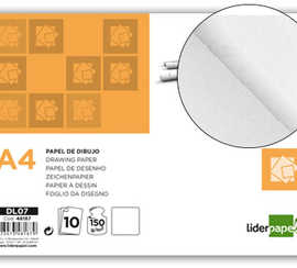 papier-dessin-liderpapel-lin-aire-sans-encadrement-150g-m2-format-a4-297x210mm-paquet-10f