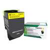 Lexmark 71B20Y0 toner LRP jaune 2300p Lexmark 71B20Y0 toner LRP jaune 2300p