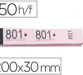 bloc-vestiaire-piqua-elve-3-co-upons-perforas-datachables-numarotas-1-1000-30x200mm-50-feuillets-coloris-rose