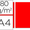 PAPIER COULEUR LIDERPAPEL MULTIFONCTION A4 80G/M2 UNICOLORE ROUGE PAQUET 100 FEUILLES PAPIER COULEUR LIDERPAPEL MULTIFONCTION A4 80G/M2 UNICOLORE ROUGE PAQUET 100 FEUILLES