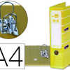 CLASSEUR LEVIER LIDERPAPEL A4 FILING SYSTEM CARTON REMBORDÉ 1,9MM DOS 75MM RADO COMPRESSEUR MÉTAL JAUNE CLASSEUR LEVIER LIDERPAPEL A4 FILING SYSTEM CARTON REMBORDÉ 1,9MM DOS 75MM RADO COMPRESSEUR MÉTAL JAUNE