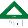 ÉQUERRE LIDERPAPEL 45 DEGRÉS DIMENSION HYPOTHÉNUSE 21CM SANS GRADUATION GRANDE QUALITÉ ACRYLIQUE COLORIS VERT ÉQUERRE LIDERPAPEL 45 DEGRÉS DIMENSION HYPOTHÉNUSE 21CM SANS GRADUATION GRANDE QUALITÉ ACRYLIQUE COLORIS VERT