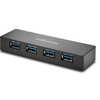 HUB CHARGEUR 4 PORTS USB 3.0 U H4000C VITESSE TRANSFERT 5GB/S PLUG AND PLAY COLORIS NOIR