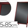 TABLEAU SOL NOIR LIDERPAPEL BO IS HÈTELLERIE CHEVALET DOUBLE FACE MARQUEUR TYPE CRAIE 55X85X52CM TABLEAU SOL NOIR LIDERPAPEL BO IS HÈTELLERIE CHEVALET DOUBLE FACE MARQUEUR TYPE CRAIE 55X85X52CM
