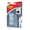 CLIP COMMAND ADHÉSIF TRANSPARENT 98X45MM ORGANISATEUR CÂBLE MOYEN BLISTER 4 CLIPS 5 LANGUETTES CLIP COMMAND ADHÉSIF TRANSPARENT 98X45MM ORGANISATEUR CÂBLE MOYEN BLISTER 4 CLIPS 5 LANGUETTES