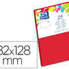 CARTE OXFORD VALIN 82X128MM 24 0G COLORIS ROUGE ATUI 25 UNITAS