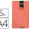 INTERCALAIRE ROUGE PAPIER POLYPROPYLÈNE 6 POSITIONS A4 210X297MM TOUCHES COULEUR INTERCALAIRE ROUGE PAPIER POLYPROPYLÈNE 6 POSITIONS A4 210X297MM TOUCHES COULEUR