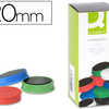 AIMANT Q-CONNECT DIAMETRE 20MM AFFICHAGE SIGNALISATION TOUTES SURFACES MATALLIQUES COLORIS ASSORTIS BOÎTE 10 UNITAS AIMANT Q-CONNECT DIAMETRE 20MM AFFICHAGE SIGNALISATION TOUTES SURFACES MATALLIQUES COLORIS ASSORTIS BOÎTE 10 UNITAS