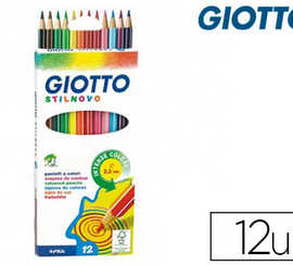 crayon-couleur-giotto-stilnovo-hexagonal-6-8mm-mine-qualita-suparieure-3-3mm-coloris-vifs-intenses-atui-carton-12-unita