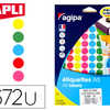 PASTILLE ADHASIVE APLI AGIPA D IAMETRE 15MM COLORIS ASSORTIS POCHETTE 672 UNITAS PASTILLE ADHASIVE APLI AGIPA D IAMETRE 15MM COLORIS ASSORTIS POCHETTE 672 UNITAS