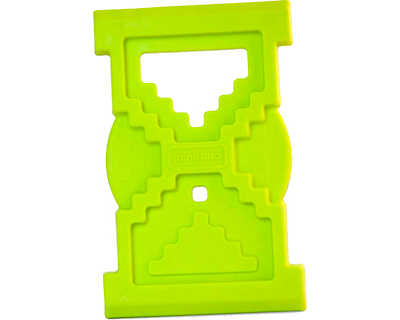 anneau-de-dentition-miniland-forme-sablier-coloris-vert-110mm