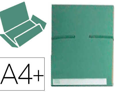 dossier-archives-extendos-cart-on-apais-pellicula-240x320mm-dos-30-a70mm-3-rabats-alastique-atiquette-dos-coloris-vert