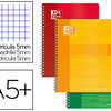 CAHIER SPIRALE OXFORD COUVERTU RE CARTONNAE RELIURE INTAGRALE OPTIK PAPER A5+ 17X22CM 180 PAGES 90G 5X5MM 4 TROUS CAHIER SPIRALE OXFORD COUVERTU RE CARTONNAE RELIURE INTAGRALE OPTIK PAPER A5+ 17X22CM 180 PAGES 90G 5X5MM 4 TROUS