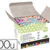 CRAIE LIDERPAPEL ENROBAE RONDE ANTI-POUSSIERE TRACA ACRITURE DOUCE HYPOALLERGANIQUE COLORIS ASSORTIS BOÎTE 100 UNITAS CRAIE LIDERPAPEL ENROBAE RONDE ANTI-POUSSIERE TRACA ACRITURE DOUCE HYPOALLERGANIQUE COLORIS ASSORTIS BOÎTE 100 UNITAS