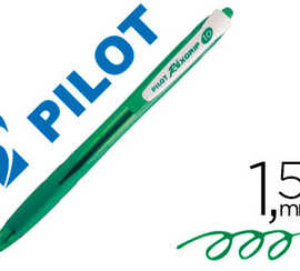 stylo-bille-pilot-rexgrip-criture-moyenne-1-5mm-ind-formable-encre-ultra-douce-r-tractable-rechargeable-couleur-verte