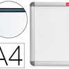 PORTE-AFFICHES NOBO CLIPSABLE CADRE ALUMINIUM FORMAT DIN A4 FILM PVC ANTI-REFLETS PORTE-AFFICHES NOBO CLIPSABLE CADRE ALUMINIUM FORMAT DIN A4 FILM PVC ANTI-REFLETS