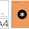 CAHIER SPIRALE LIDERPAPEL SÉRI E ANTARTIK A4 UNI REMBORDÉE 120F 100G MICRO-PERFORÉES BANDES 4 TROUS ORANGE FLUO CAHIER SPIRALE LIDERPAPEL SÉRI E ANTARTIK A4 UNI REMBORDÉE 120F 100G MICRO-PERFORÉES BANDES 4 TROUS ORANGE FLUO