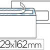 ENVELOPPE ACONOMIQUE C5 162X22 9MM 80G ADHASIVE FENÊTRE 45X100MM COLORIS BLANC BOÎTE 500 UNITAS