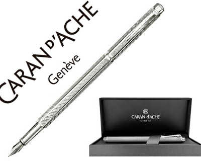 stylo-plume-caran-d-ache-palla-dium-ecridor-retro-fermeture-capuchon-clip-fl-xible-gravures-criture-moyenne-tui-luxe