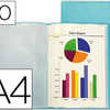 PROTEGE-DOCUMENTS LIDERPAPEL P OLYPROPYLENE COUVERTURE FLEXIBLE 50 POCHETTES FIXES A4 210X297MM BLEU FROSTY TRANSLUCIDE PROTEGE-DOCUMENTS LIDERPAPEL P OLYPROPYLENE COUVERTURE FLEXIBLE 50 POCHETTES FIXES A4 210X297MM BLEU FROSTY TRANSLUCIDE