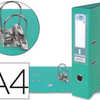 CLASSEUR LEVIER LIDERPAPEL A4 DOCUMENTA CARTON REMBORDA 1,9MM DOS 75MM RADO MATALLIQUE COLORIS VERT CLAIR CLASSEUR LEVIER LIDERPAPEL A4 DOCUMENTA CARTON REMBORDA 1,9MM DOS 75MM RADO MATALLIQUE COLORIS VERT CLAIR