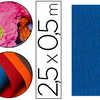 PAPIER CRAPON CLAIREFONTAINE D ENSITA CRÊPAGE 60% 40G/M2 50CMX2.5M UNICOLORE BLEU FRANCE PAPIER CRAPON CLAIREFONTAINE D ENSITA CRÊPAGE 60% 40G/M2 50CMX2.5M UNICOLORE BLEU FRANCE