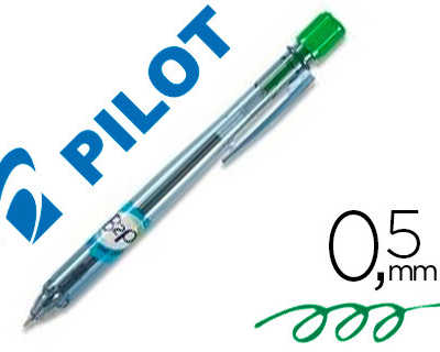 stylo-bille-pilot-b2p-moyen-0-5mm-r-tractable-rechargeable-corps-translucide-bleut-plastique-recycl-couleur-vert