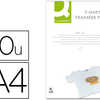 FEUILLE TRANSFERT Q-CONNECT PO UR TEE-SHIRT COTON COLORIS BLANC COMPATIBLE TOUTE IMPRIMANTE JET D'ENCRE A4 PAQUET 10F