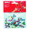 YEUX MOBILES APLI KIDS ADHÉSIFS RONDS SANS CILS DIAMÈTRE 10MM COLORIS ASSORTIS SACHET 100 UNITÉS YEUX MOBILES APLI KIDS ADHÉSIFS RONDS SANS CILS DIAMÈTRE 10MM COLORIS ASSORTIS SACHET 100 UNITÉS