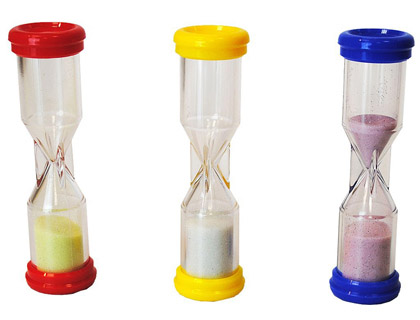 Sablier 3 Minutes Enfant - Vert | Pour Brossage De Dents, Jeux, Gestion Du Temps